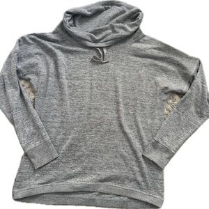 Gerry Weber Heather Gray Cowl Neck Sweater